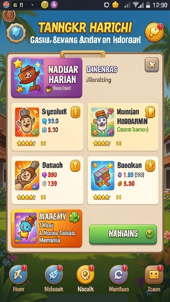 Momen seru dalam pertandingan multiplayer yang kompetitif.