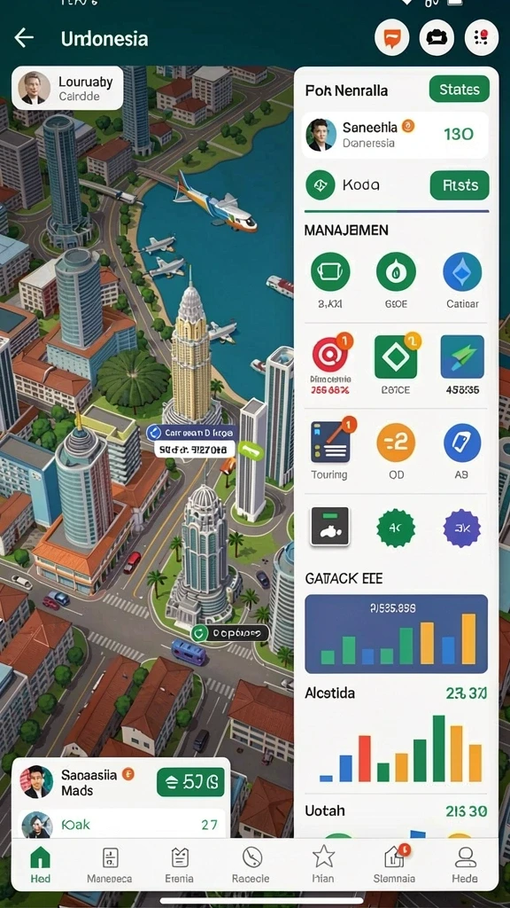 Berbagai level menantang dengan tantangan unik.