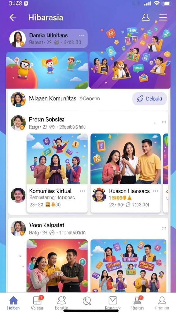 Beragam permainan menarik untuk dipilih.