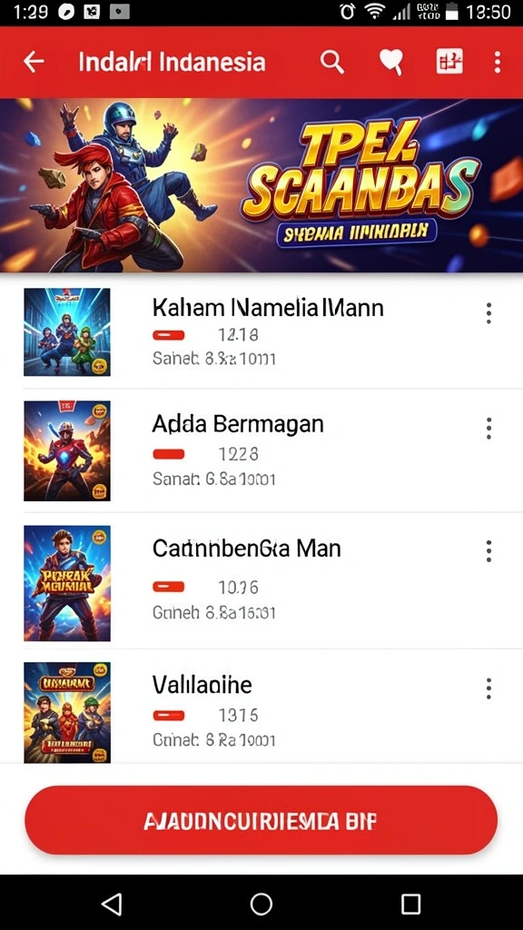 Tampilan antarmuka yang menarik dan user-friendly.
