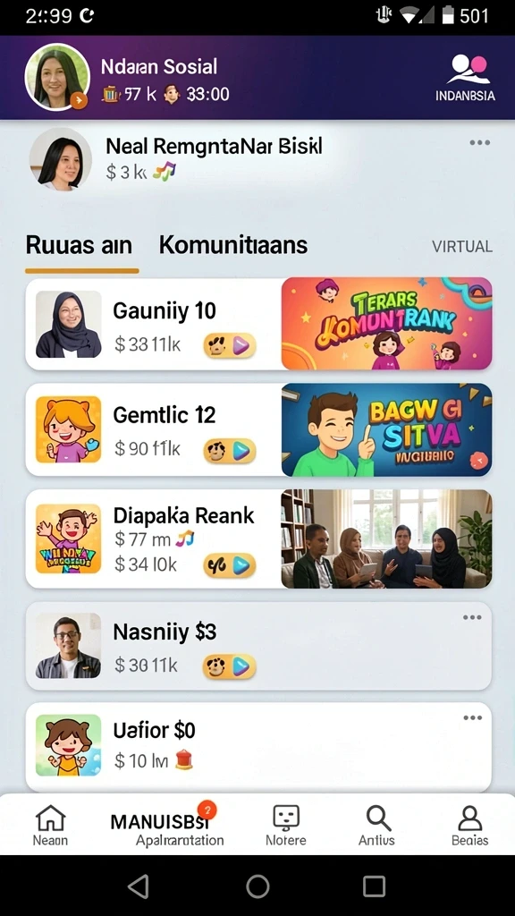 Mode permainan yang beragam untuk semua pemain.