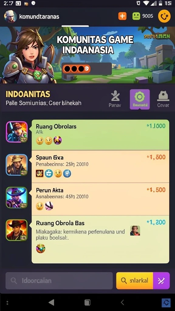 Event dan hadiah yang menarik setiap bulan.