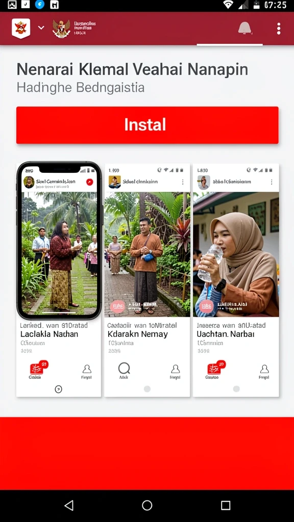 Screenshot menampilkan proses pemilihan angka dalam permainan.