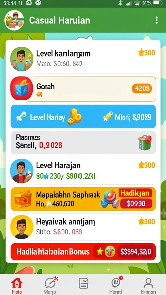 Gameplay seru dengan berbagai tantangan menarik.