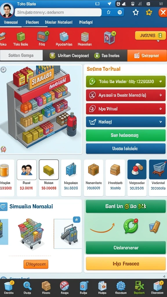 Screenshot menunjukkan pemandangan menakjubkan dari dunia permainan.