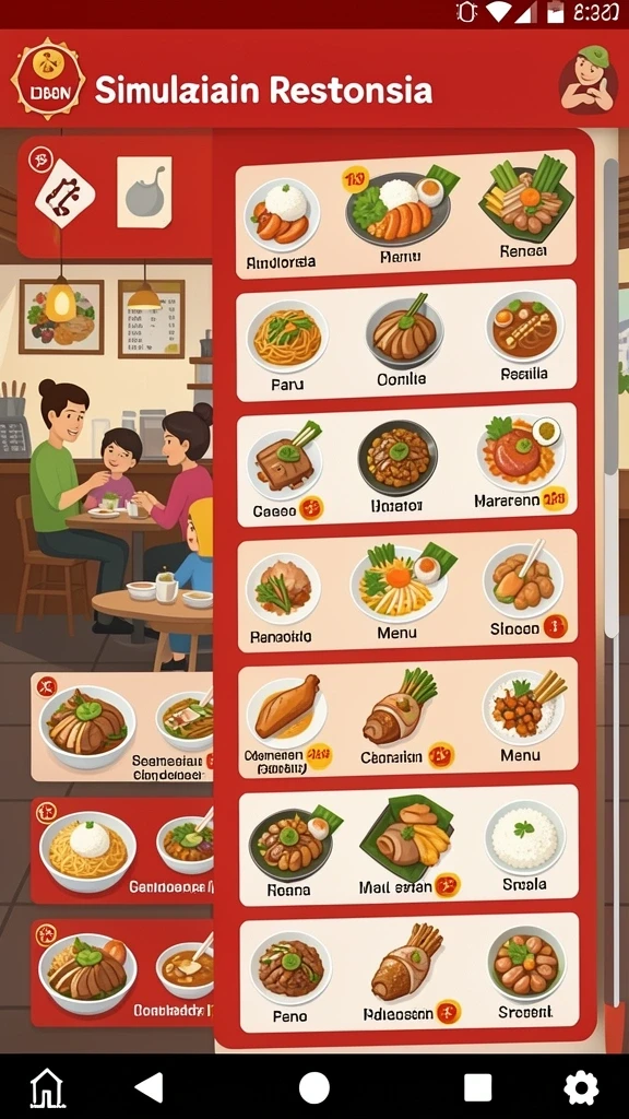 Fitur mode permainan yang beragam dan menarik.