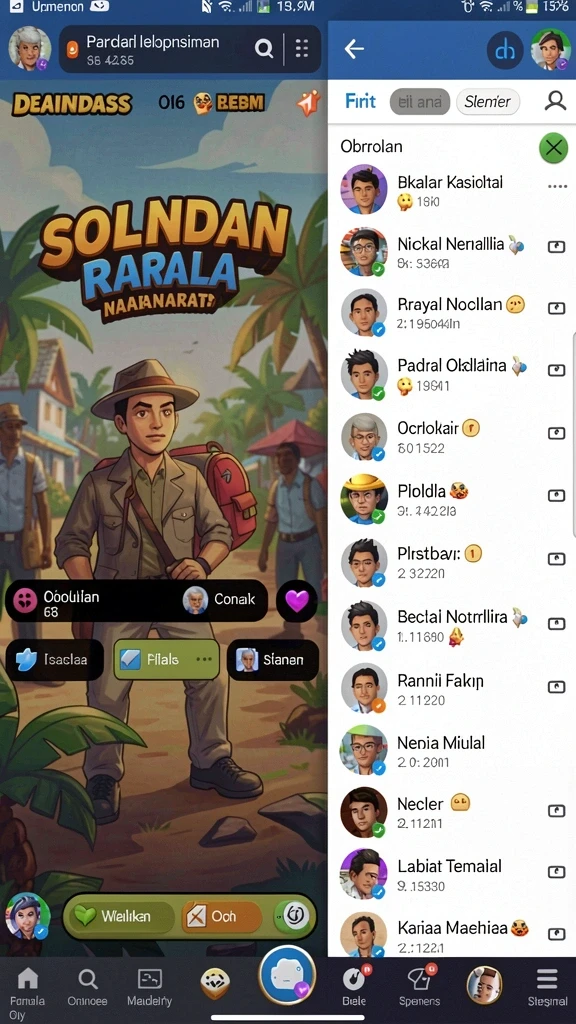 Tampilan antarmuka yang menarik dan user-friendly.