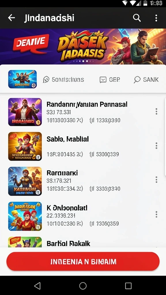 Fitur karakter unik yang bisa dipilih pemain.