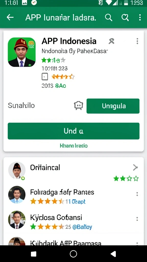 Tampilan antarmuka yang intuitif dan mudah diakses.