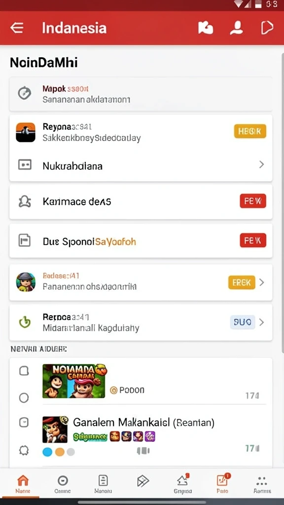Fitur sosial yang memungkinkan interaksi dengan pemain lain.