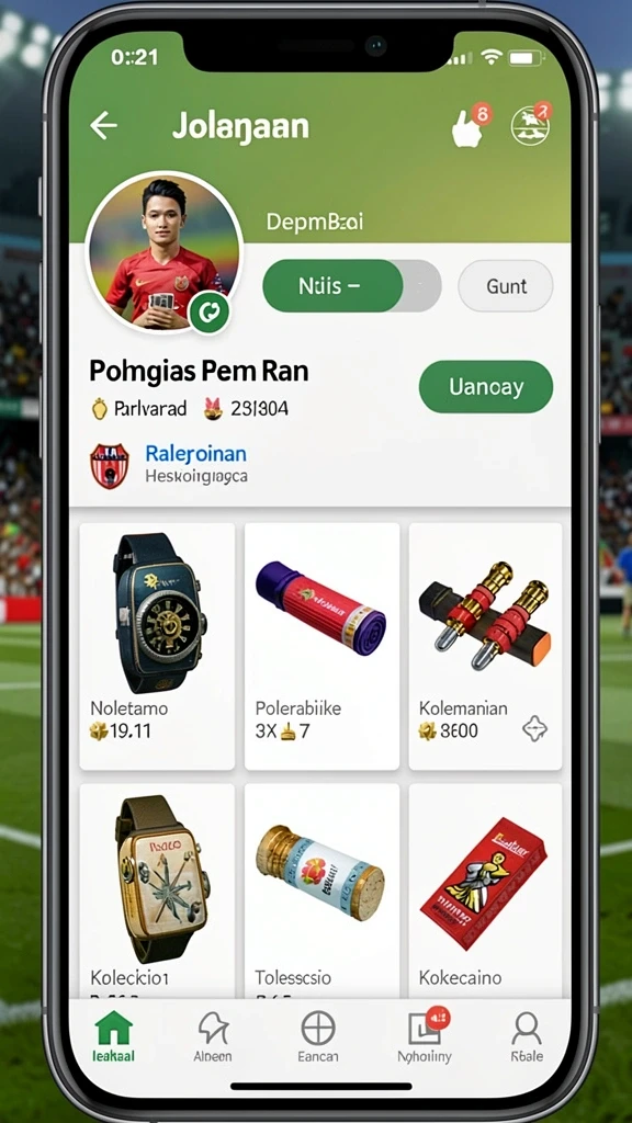 Tampilan menu utama yang menarik dan intuitif.