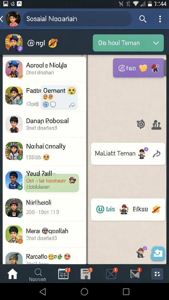 Tampilan antarmuka yang menarik dan user-friendly.