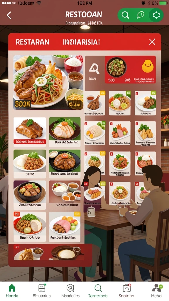 Tampilan antarmuka LUCKYRP yang intuitif dan menarik.