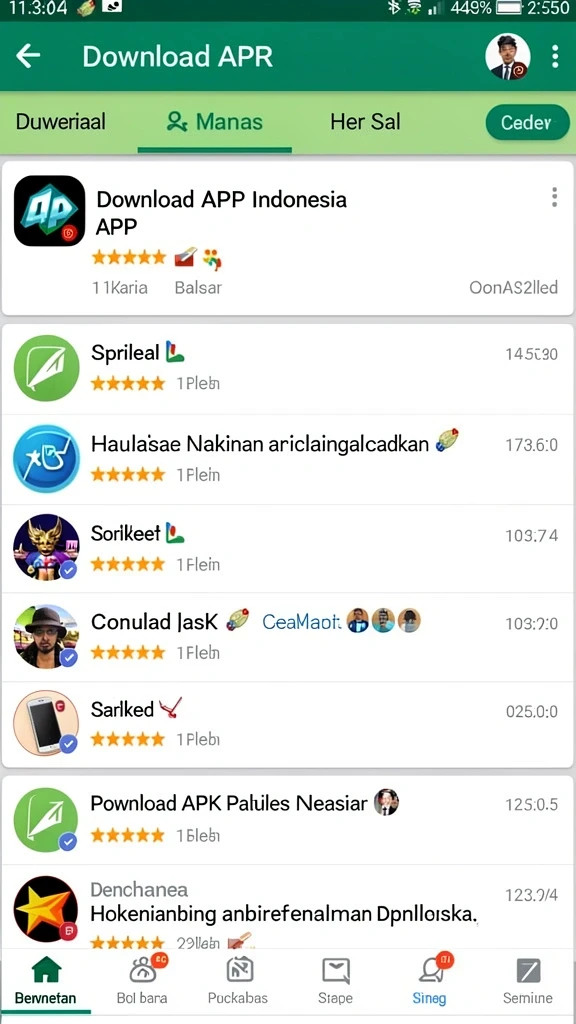 Berbagai mode permainan yang menarik dan menantang.