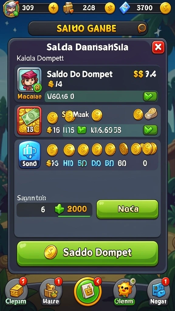 Tampilan utama aplikasi MEGA188 yang menarik.