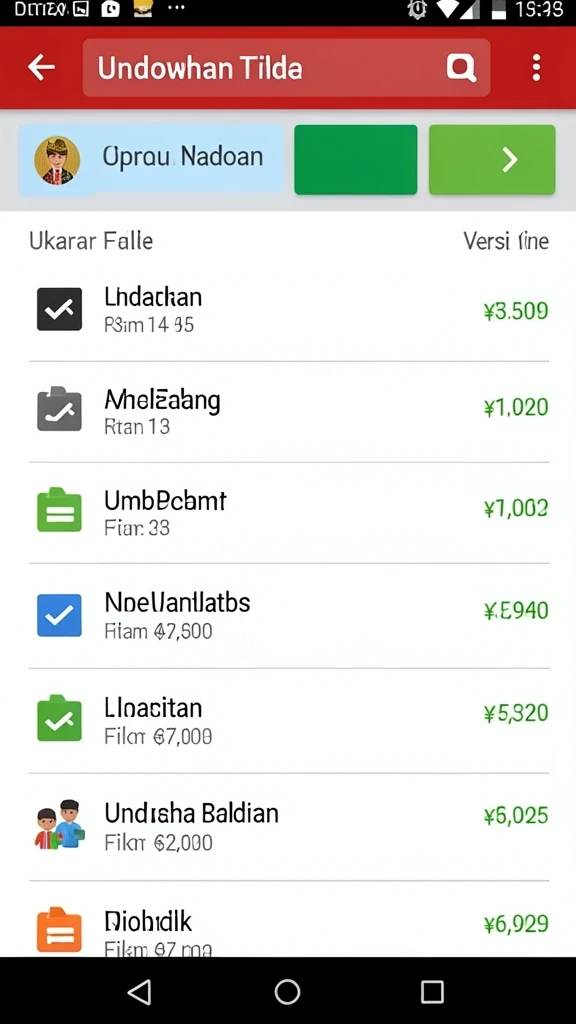 Tampilan antarmuka yang intuitif dan menarik.