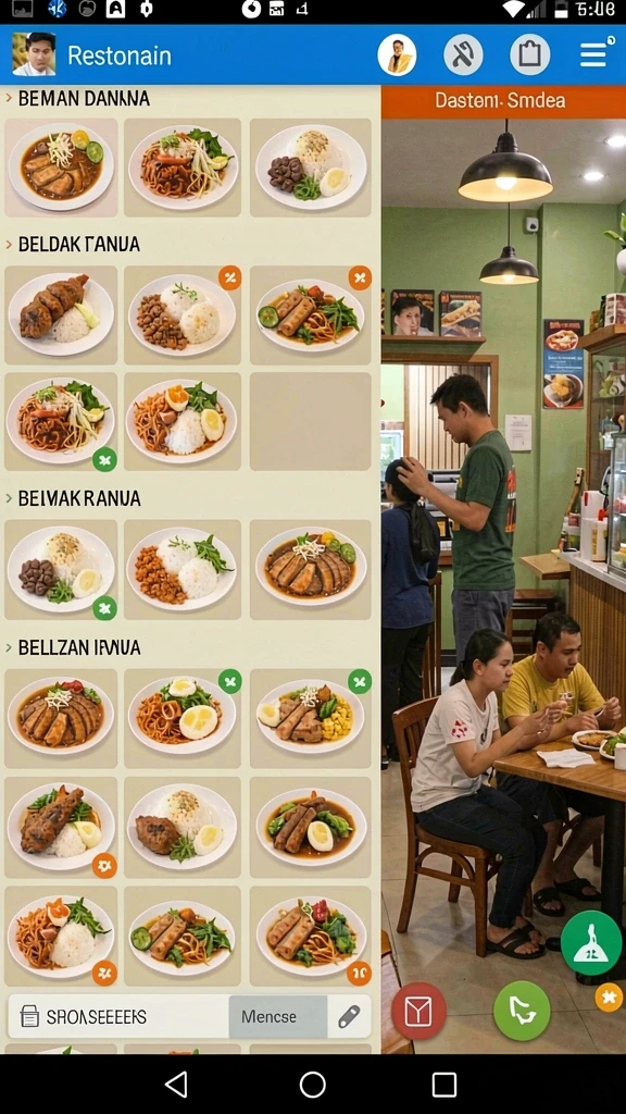 Tampilan awal aplikasi MVP789 yang menarik dan user-friendly.