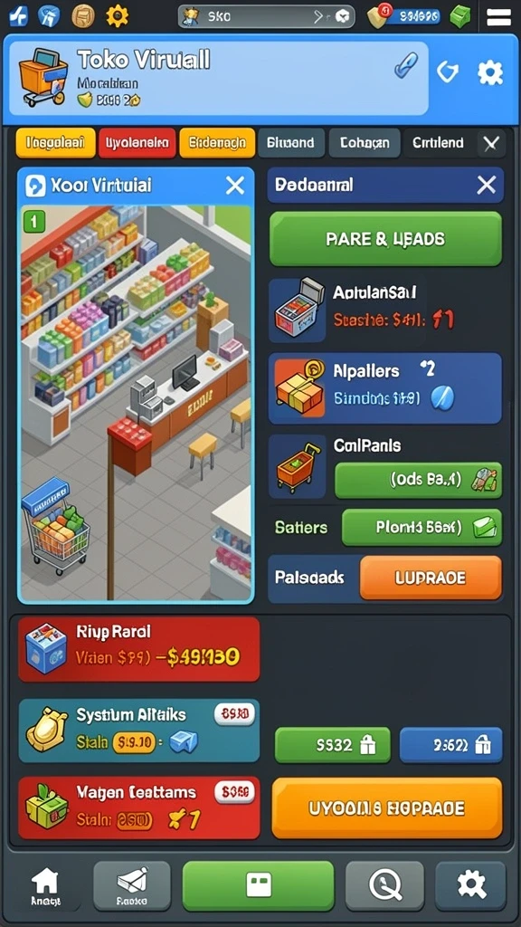 Tampilan utama aplikasi PANEN77 yang user-friendly.