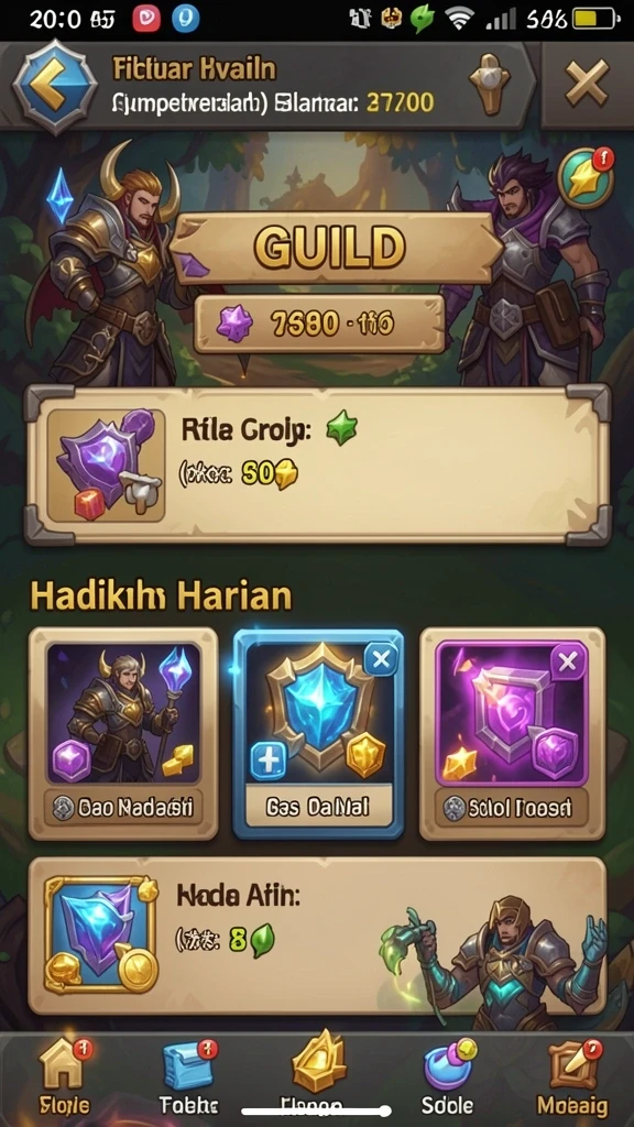 Mode permainan yang seru dan menantang.