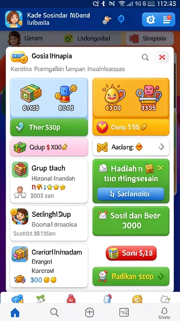 Tampilan antarmuka yang menarik dan user-friendly.