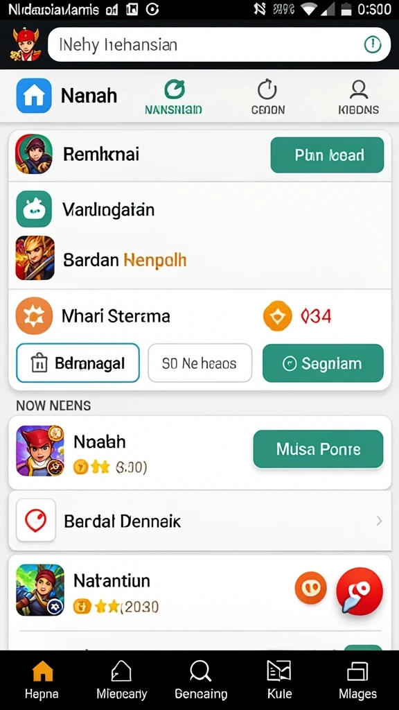 Mode permainan yang beragam dan menarik.