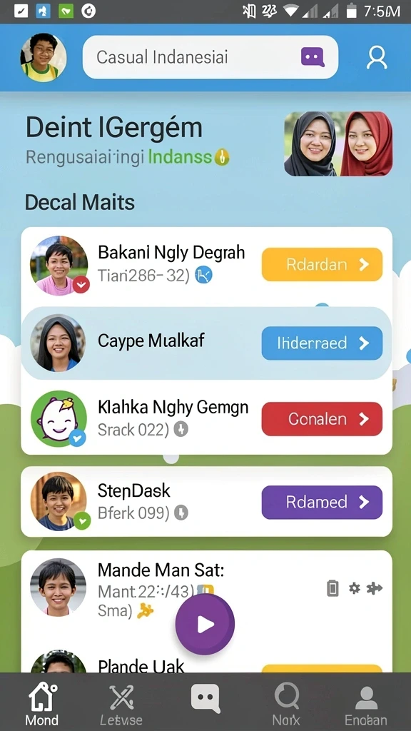 Tampilan antarmuka yang user-friendly dan menarik.