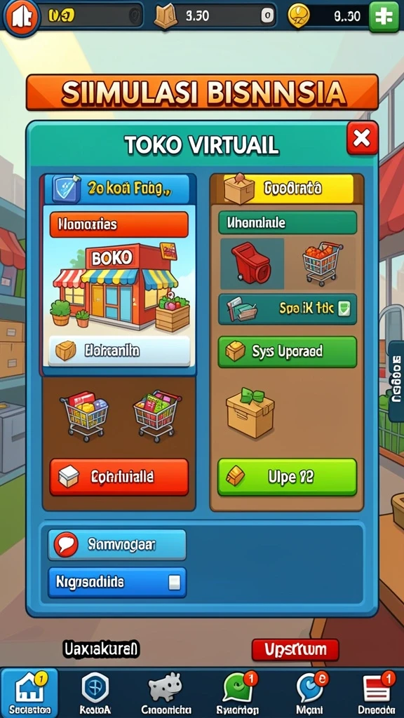 Screenshot menunjukkan gameplay seru di SATU77.