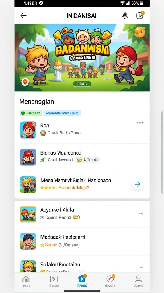 Sistem reward yang memotivasi pemain untuk berprestasi.