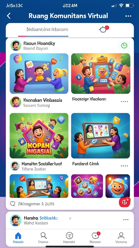 Komunitas aktif yang saling mendukung dan berbagi pengalaman.