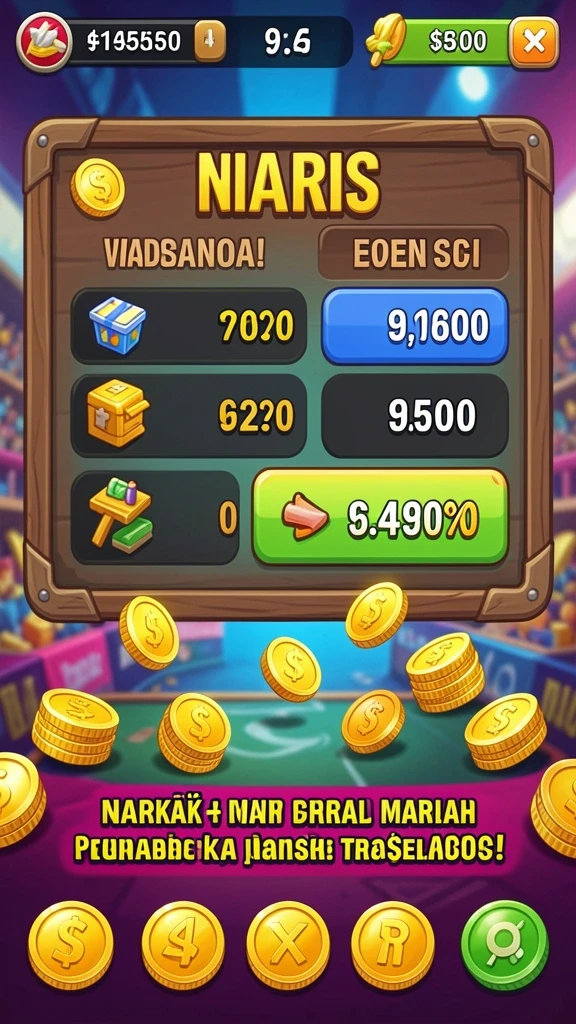 Tangkapan layar menunjukkan antarmuka utama WINRATE777 yang menarik.